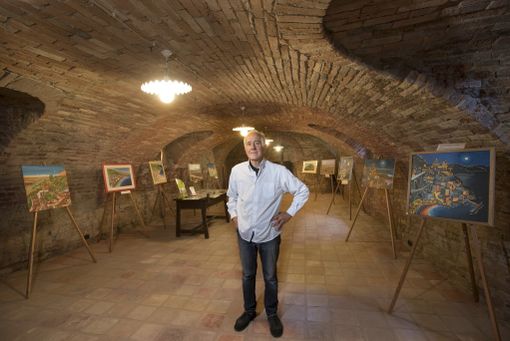 Open Studio il 10 e 11 novembre con il 'pittore volante' Gianni Gaschino a Guarene