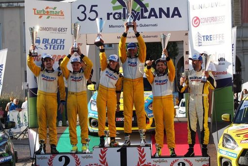 Successo al "Rally della Lana": Matteo Giordano e Manuela Siragusa ipotecano la Suzuki Rally Cup