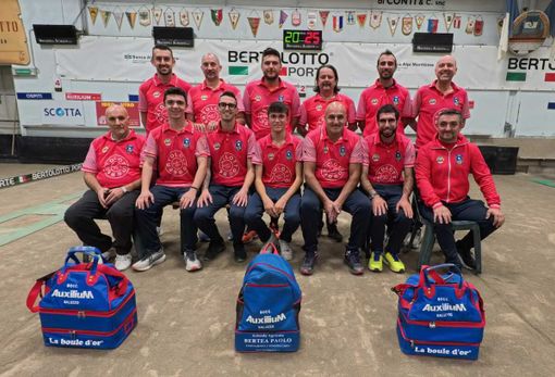 Bocce: arriva la prima vittoria in casa per l' Auxilium Saluzzo nella A del volo Bocce: arriva la prima vittoria in casa per l' Auxilium Saluzzo nella A del volo