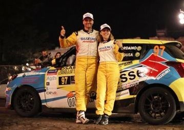 Motori: una foratura nega a Matteo Giordano e Manuela Siragusa la vittoria nel "Rally Due Valli"