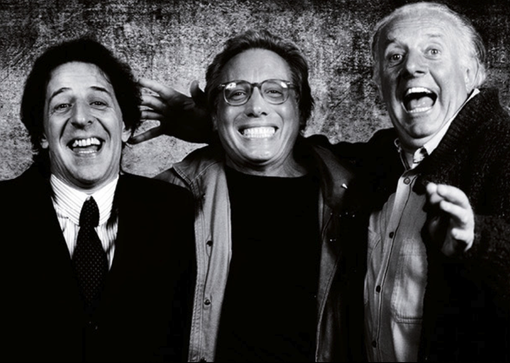 Gaber, Jannacci e Fo in uno dei tanti celebri scatti del fotografo albese d'adozione