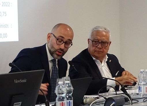 Il presidente Luca Robaldo e il consigliere provinciale Rocco Pulitanò