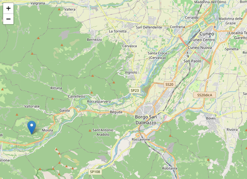 Scossa di terremoto con magnitudo 1.5 nella notte a Moiola, in Valle Stura Scossa di terremoto con magnitudo 1.5 nella notte a Moiola, in Valle Stura