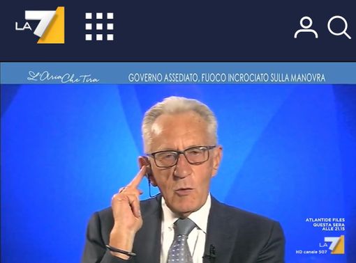 Il banchiere cuneese Beppe Ghisolfi domani a La 7 Il banchiere cuneese Beppe Ghisolfi domani a La 7