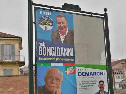 “Bongioanni, l’assessore per la Granda”: un manifesto che fa discutere