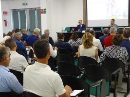 Un momento dell’incontro tenutosi presso la sala Falco del Centro Incontri Un momento dell’incontro tenutosi presso la sala Falco del Centro Incontri
