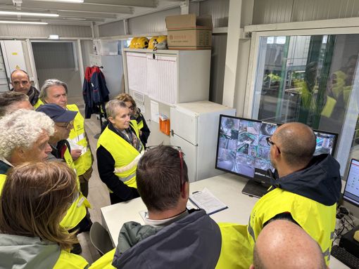 Delegazione di amministratori cuneesi a Siena per visitare il biodigestore realizzato da Entsorga Delegazione di amministratori cuneesi a Siena per visitare il biodigestore realizzato da Entsorga