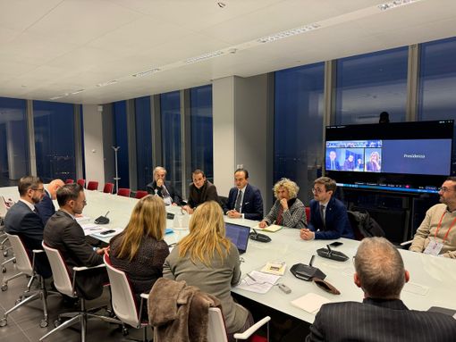 Un momento del vertice tenuto oggi al Grattacielo della Regione Piemonte Un momento del vertice tenuto oggi al Grattacielo della Regione Piemonte