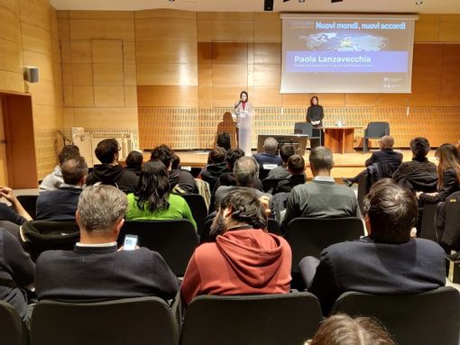 L'intervento di Paola Lanzavecchia, presidente della Sezione Vini e Distillati di Confindustria Cuneo L'intervento di Paola Lanzavecchia, presidente della Sezione Vini e Distillati di Confindustria Cuneo