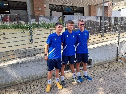 I tre Azzurrini dell'Auxilium Saluzzo