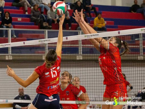 Una immagine del match tra Mondovì e Florens Vigevano (foto Cristiano Silvestri)