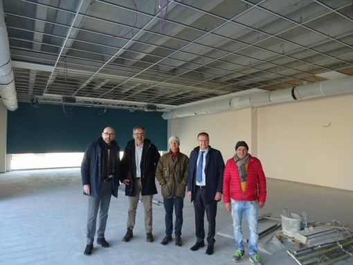 Sopralluogo della Provincia al cantiere del nuovo istituto “Guala” di Bra