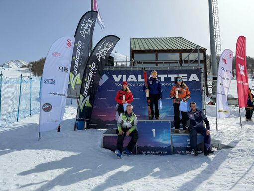 Il podio di Sestriere