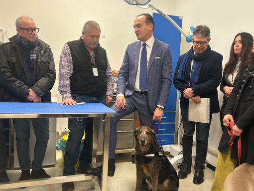 Un momento della presentazione dell'ambulatorio veterinario sociale a gennaio 2025 ad Alba