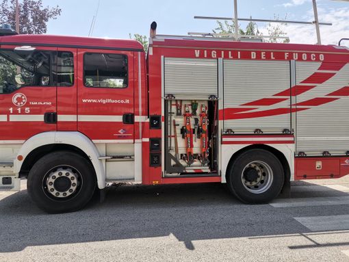 Sul posto 118 e Vigili del Fuoco Sul posto 118 e Vigili del Fuoco