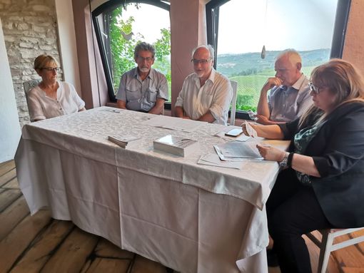 Il tavolo dei relatori durante la presentazione di GoodWine