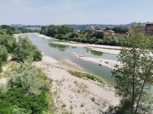 Il livello del fiume Tanaro è al di sotto di 20 cm rispetto a quello che si registra ad agosto: la siccità è sempre più preoccupante