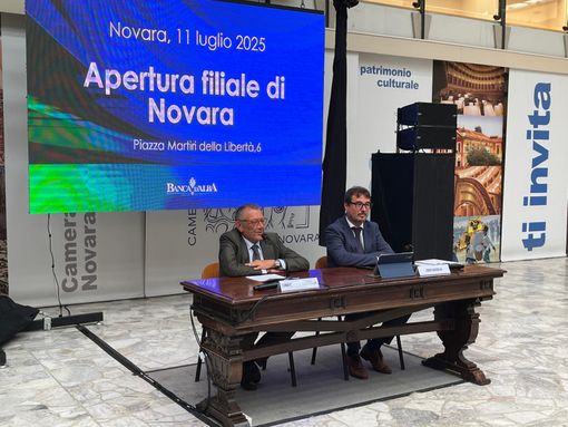 Alcuni momenti dell'inaugurazione tenuta oggi a Novara Alcuni momenti dell'inaugurazione tenuta oggi a Novara