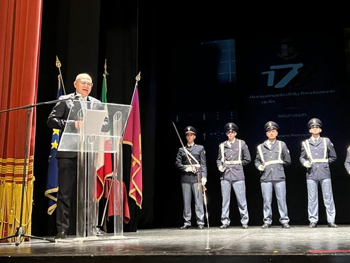 L'intervento del questore Carmine Rocco Grassi