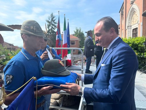 Il governatore Alberto Cirio a Monforte