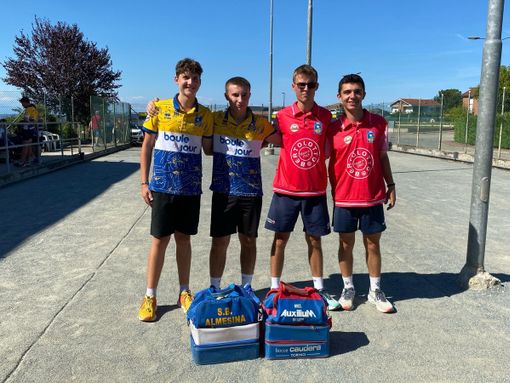 Bocce, Auxilium: la coppia Costa e Macario e Rainero, nel combinato, ai tricolori Bocce, Auxilium: la coppia Costa e Macario e Rainero, nel combinato, ai tricolori