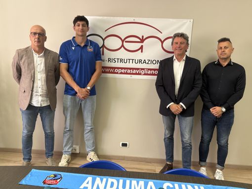 Da sx. Paolo Brugiafreddo, Nathan Feral, Andrea Paoli e Davide Bima