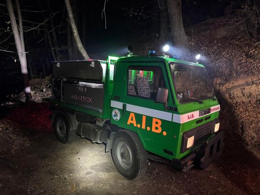 Incendio boschivo a Frabosa Soprana: in fiamme un castagneto