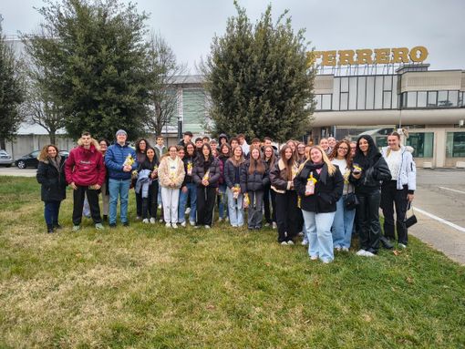 Il Denina Pellico Rivoira in visita alla Ferrero di Alba Il Denina Pellico Rivoira in visita alla Ferrero di Alba