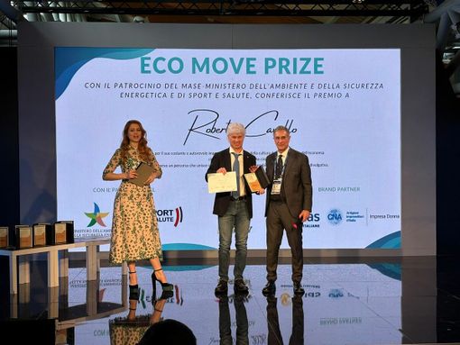 Da Alba a Sanremo: Roberto Cavallo premiato per la sostenibilità che corre Da Alba a Sanremo: Roberto Cavallo premiato per la sostenibilità che corre