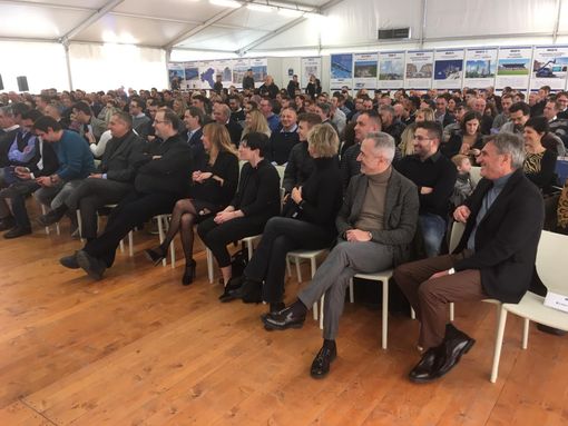 La platea della convention