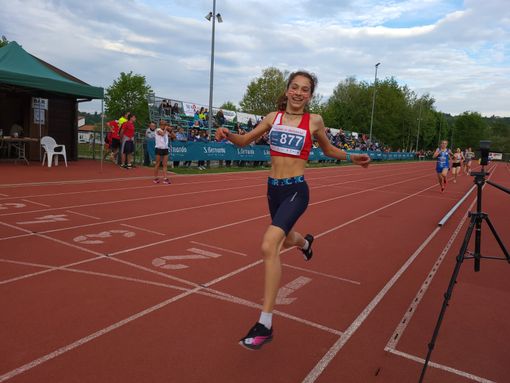 Alice Botto campionessa provinciale 1000 metri