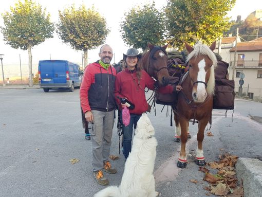 Il sindaco Marco Chinazzo con Anna Maria Bosshard