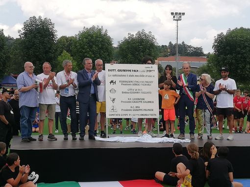 Bra, il rinnovato campo da hockey intitolato alla memoria di Pino Palmieri