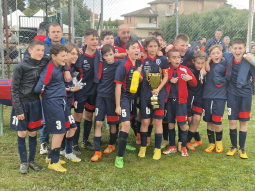 I giovanissimi vincitori dell'ASDG Centallo