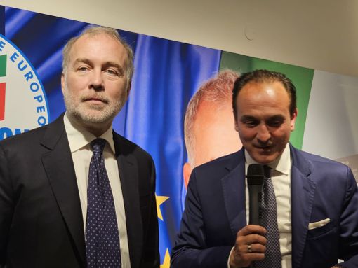 Il presidente Alberto Cirio con Paolo Damilano