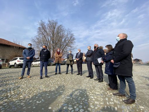 La visita di Cirio a Staffarda di Revello