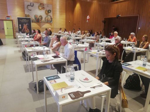 Un momento degli show cooking che vedono protagonisti il Prosciutto Crudo di Cuneo Dop e Salame Piemonte IGP