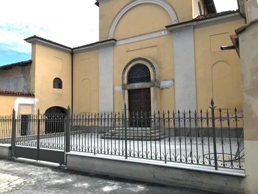 La chiesa del monastero delle suore "Romite" di Revello La chiesa del monastero delle suore "Romite" di Revello