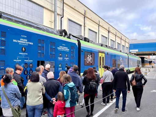 Per la "Giornata internazionale della famiglia" Alstom ha aperto le porte dello stabilimento di Savigliano