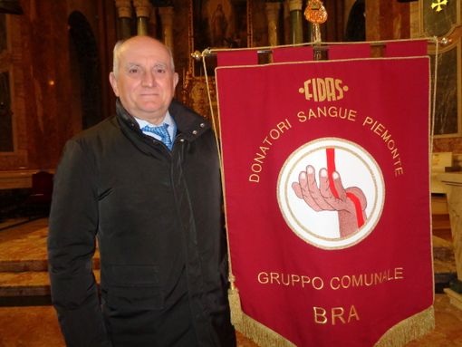Tommaso Allocco, presidente del Gruppo comunale di Bra della Fidas