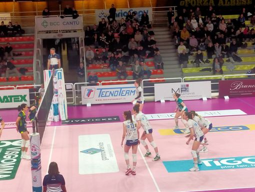 Una immagine del match (ufficio stampa Albese Como) Una immagine del match (ufficio stampa Albese Como)