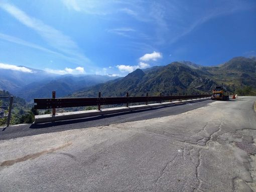 Terminati i primi lavori di consolidamento stradale tra Campomolino e Castelmagno