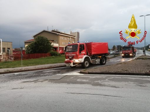 Rinforzi per l'Emilia-Romagna: la colonna mobile dei Vigili del Fuoco di Cuneo raggiunge Ravenna