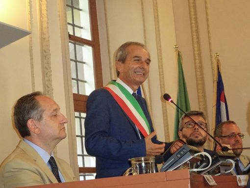 Il sindaco di Bra Fogliato