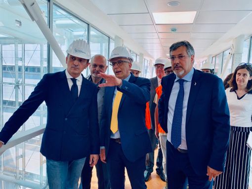 Nuovo ospedale Alba Bra, dichiarazione di fine lavori sul cantiere di Verduno Nuovo ospedale Alba Bra, dichiarazione di fine lavori sul cantiere di Verduno