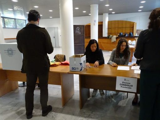 Elezioni, rinnovo consiglio provinciale: affluenza del 39,35% alle 12 Elezioni, rinnovo consiglio provinciale: affluenza del 39,35% alle 12