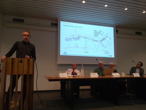 Il relatori durante la serata