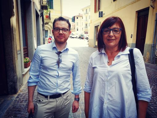 Francesco Racca e Marina Panero, tra i promotori del comitato
