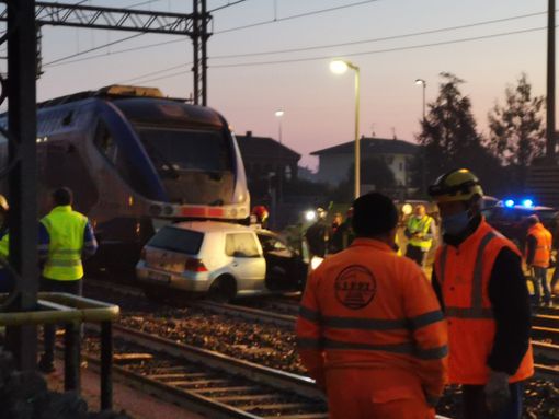 La scena dell'incidente