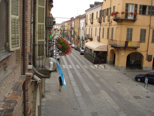 Via Roma Fossano, immagine d'archivio